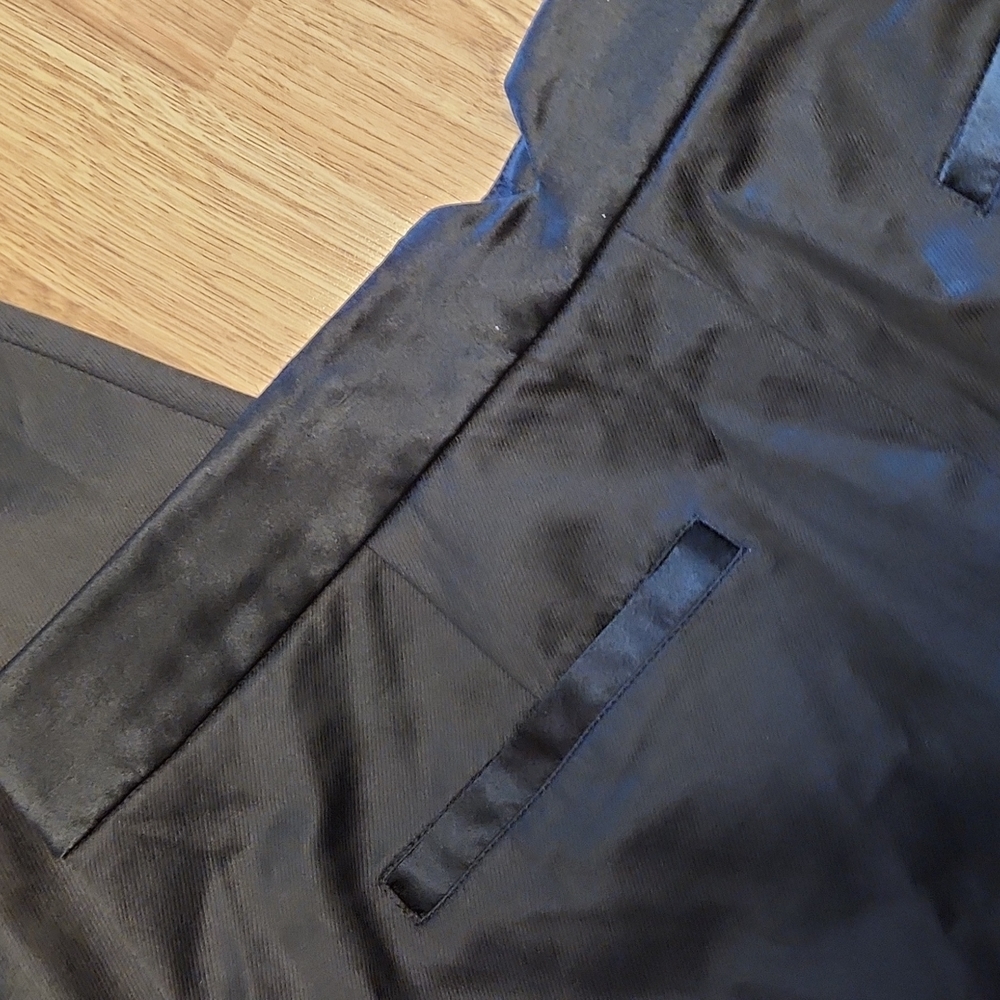 Tibi black satin pants sz 10 - Picture 4 of 4